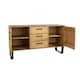 image 5 of Texas, Medium Sideboard With 2 Doors, 3 Drawers Grey