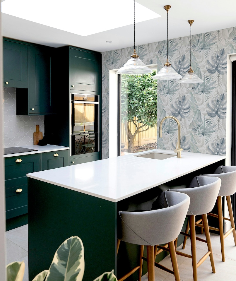 image 1 of Arthouse Chalky Tropical Soft Navy