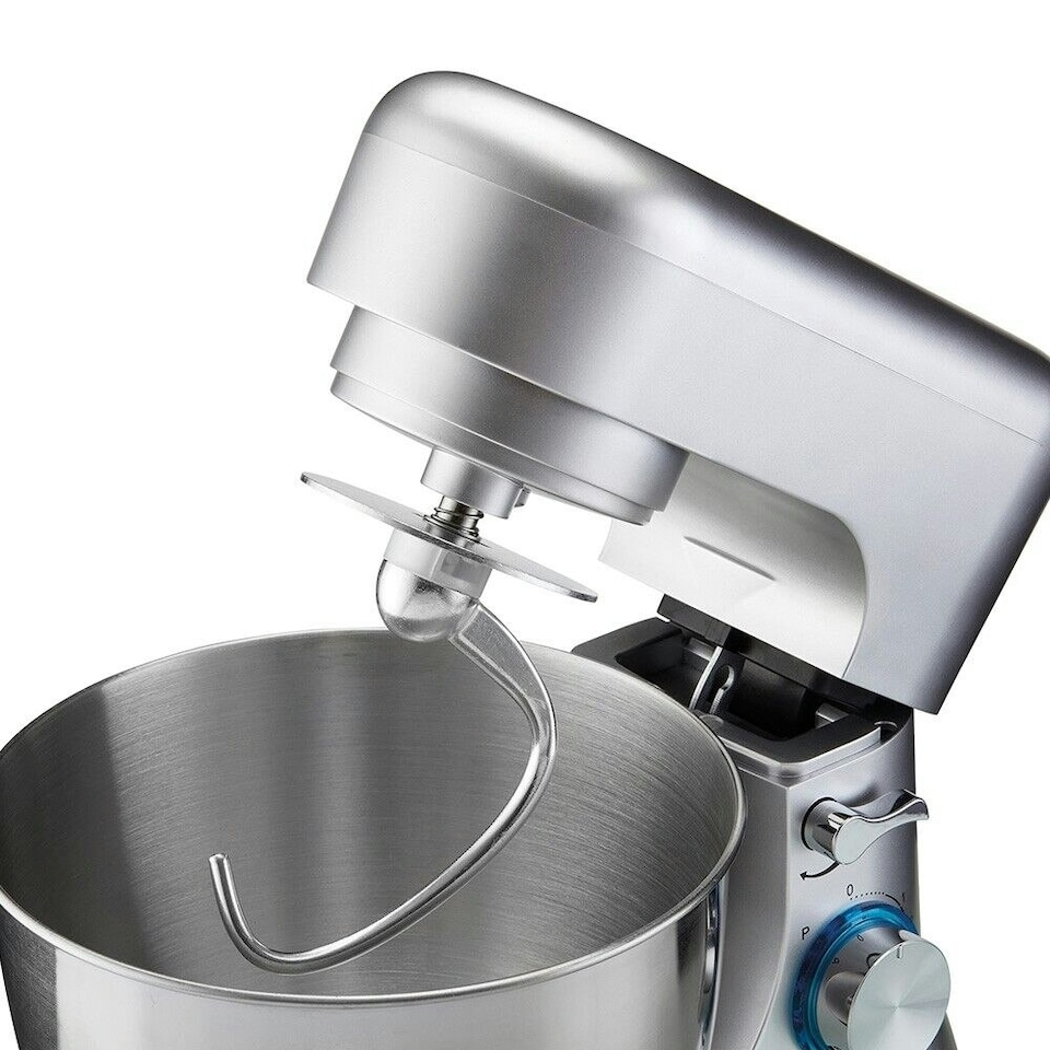 image 1 of Cooks Professional Stand Mixer | 1000W | 4.5 Litre Mixing Bowl | 8 Speed Settings | Silver