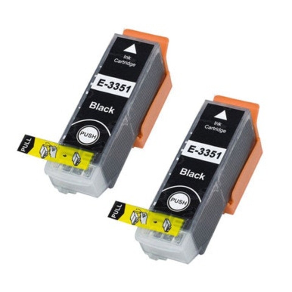 image 1 of 2x Compatible Epson 33XL Black Ink Cartridges Black