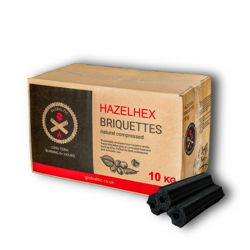 image 1 of Hazel Hex Sumi Bincho BBQ Grill Charcoal - 1 Box