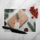 image 2 of Christmas Gift Box Dining Glass Chopping Board | Multi