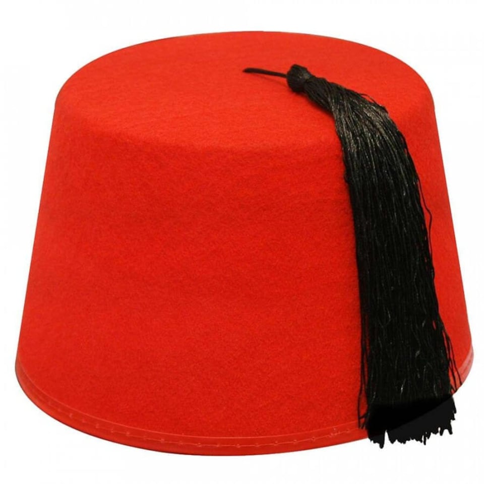 image 1 of Pack of 24 Deluxe Red Fez Hat Red | One Size