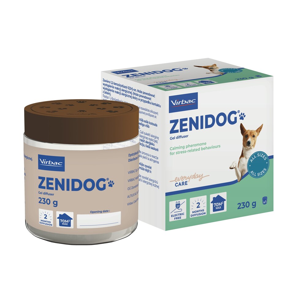Virbac Zenidog Calming Gel Diffuser for Dogs (Lasts 2 Months)