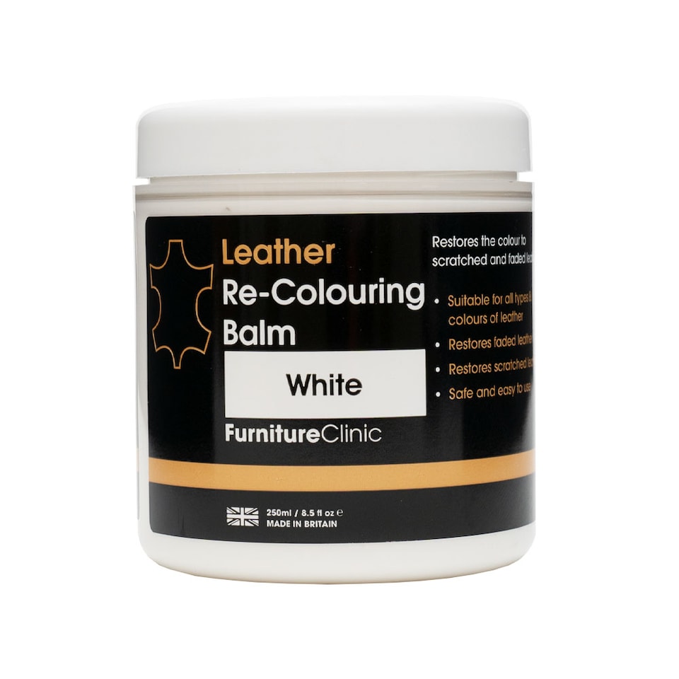 image 1 of Leather Re-Coloring Balm-White