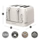 image 6 of Hamilton Beach Diamond Kettle & Toaster Set White