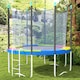 image 10 of SPORTNOW 12FT Trampoline Pad Spring Cover, Waterproof, Pink | Pink | Pink