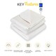image 2 of MONHOUSE Premium Soft Fleece Electric Blanket - Heated Under Blanket - Single 90x190cm - Fully Fitted Heated Mattress Cover - Machine Washable - 9 Heat Settings