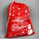 image 2 of Large Felt Santa Sack Red Stocking Xmas Gifts Presents Bag Toys Sweets Christmas Pack of 2pcs