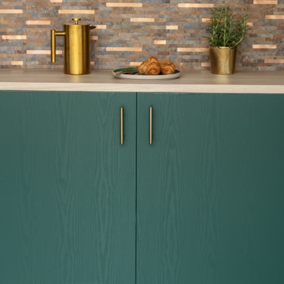 image 1 of Sticky Back Plastic Pine Green Wood Matt Kitchen Self-adhesive Vinyl Wrap for Cupboards, Doors and Worktops 67.5cm x 2m (5 rolls) - d-c-fix