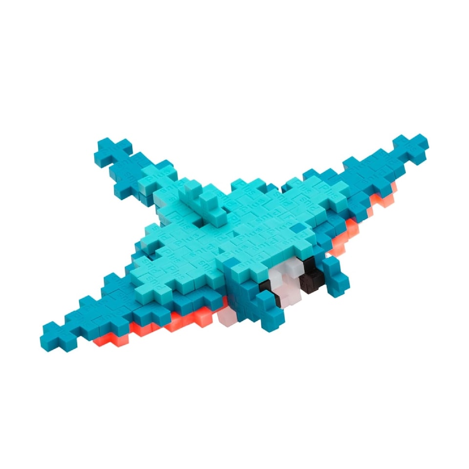 image 1 of Plus Plus Manta Ray Tube 100 Piece Construction Kit