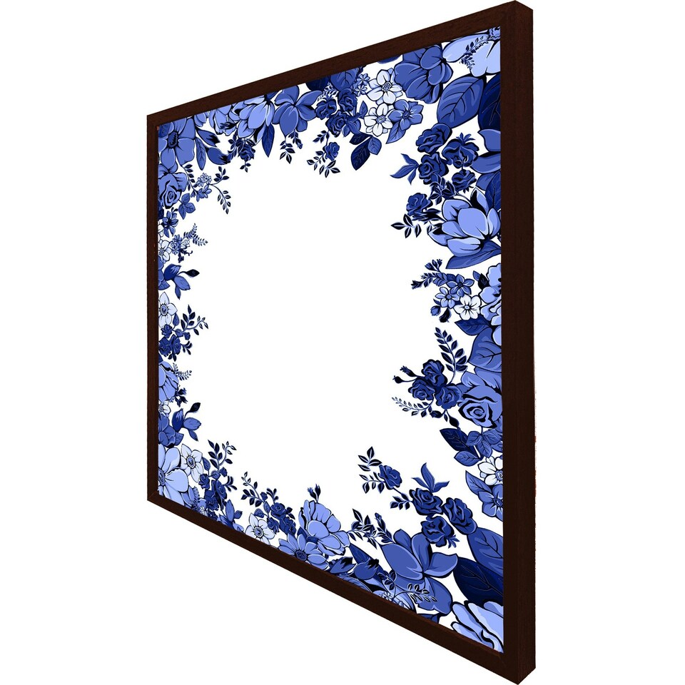 image 1 of Winter floral frame (Picture Frame) Black | XS