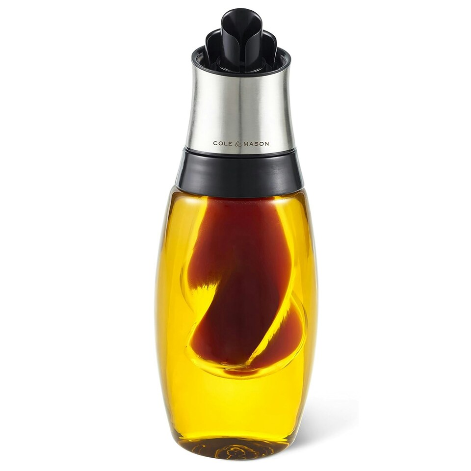 image 1 of Cole & Mason Bristol Duo Oil & Vinegar Pourer 420ml and 50ml