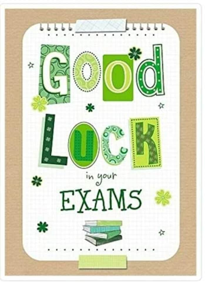 image 1 of Good Luck in Your Exams Card
