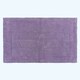 image 1 of Homescapes Luxury Reversible Cotton Bath Mat - Lilac Purple