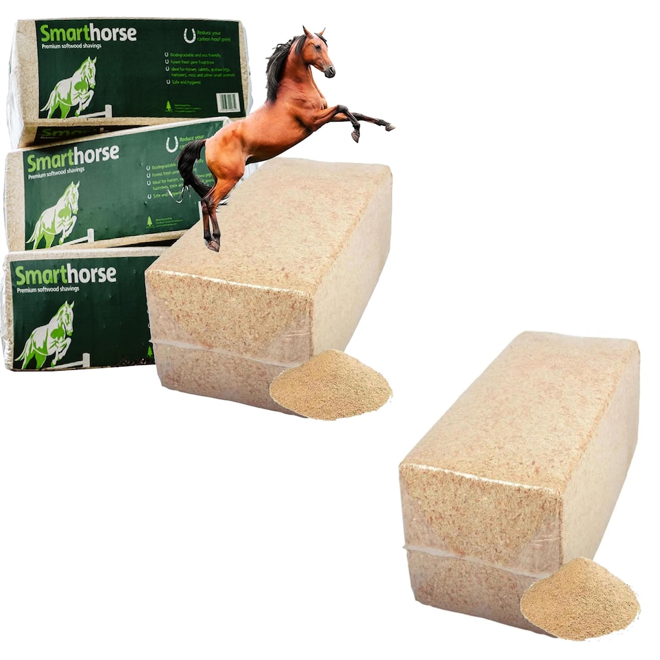 image 1 of 2 x Premium 20kg Kiln Dried Softwood Horse Shaving Highly Absorbent