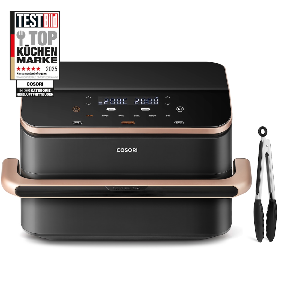 image 1 of COSORI DUAL TWINFRY 10L AIR FRYER(ROSE)