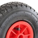 image 8 of 2x 10" 3.00-4 Plastic Rim Sack Truck Replacement Pneumatic Tyre Wheel