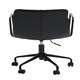 image 5 of Interiors by Premier Claw Base Black Leather Home Office Chair, Upholstered Seat Of Office Chair, Height Adjustable Swivel Chair
