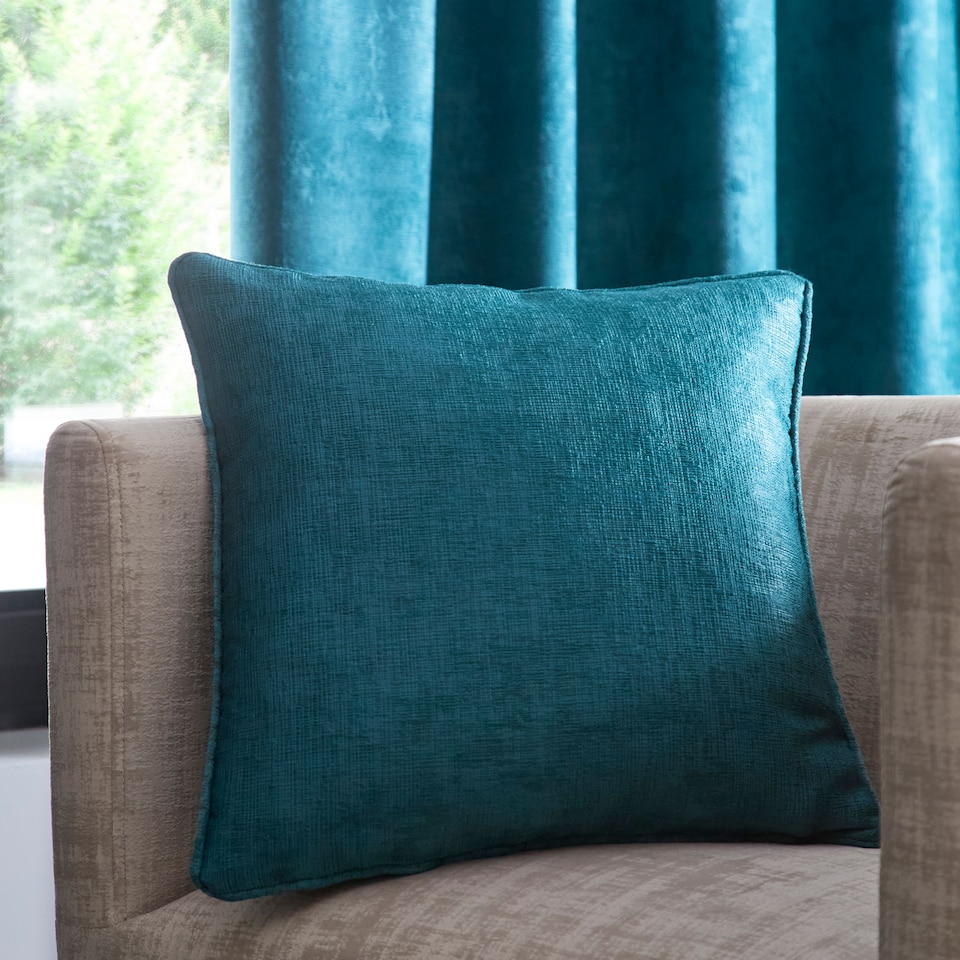 image 1 of Fusion Strata Cushion Cover Dark Green/New Green
