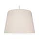 image 1 of Linen - Natural Linen 31cm Lightshade for Pendant or Lamp Brown