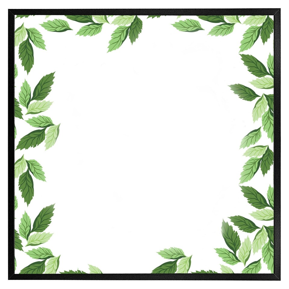 image 1 of Green border (Picture Frame) Brown | XL