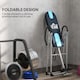 image 7 of HOMCOM Foldable Therapy Gravity Inversion Table AB Exercise Bench Home Fitness