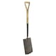 image 1 of JCB 120 x 250mm Heritage Garden Spade, Heavy-Duty Steel Blade, Ash Wood Split YD Handle