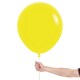image 2 of Fashion Solid Sunshine Yellow Sempertex Biodegradable Latex Balloons 45cm / 18 in - Pack of 25