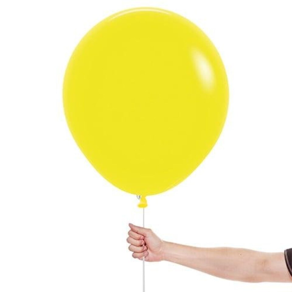 image 1 of Fashion Solid Sunshine Yellow Sempertex Biodegradable Latex Balloons 45cm / 18 in - Pack of 25