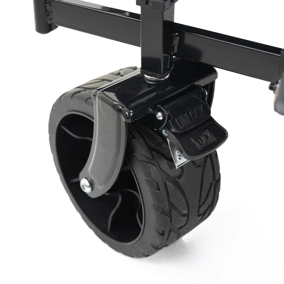 image 1 of GardenTek Garden Festival Trolley / Cart / Wagon Wheels, 120kg Load, 135L Capacity with Brakes | GTW260