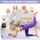image 7 of Upgraded Foldable Pilates Machine with Resistance Bands