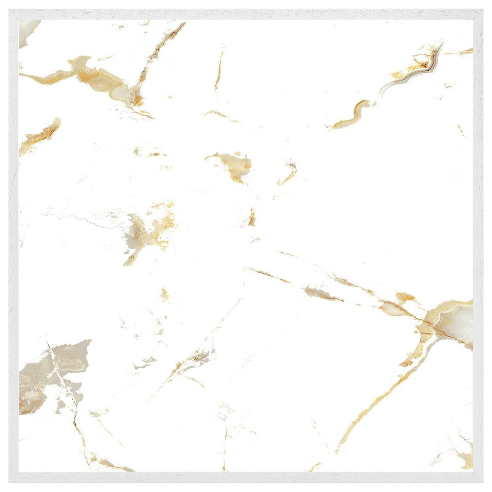 image 1 of Gold marble (Picture Frame) White | M