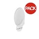 image 1 of Securit Oval Removable Hooks (Pack of 2) - White - 70mm x 40mm