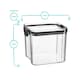 image 4 of Argon Tableware 3 Piece Food Storage Containers Set - 2 Sizes - White - Resuable Container Meal Prep Container Tub Tupperware Airtight Lid