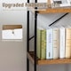 image 6 of COSTWAY 5-Tier Bookshelf Wood Bookcase Display Rack Brown Brown