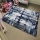 image 4 of Blue Grunge Pattern (Rug) Blue | XL: 160x230cm