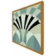image 4 of Green geo arches (Picutre Frame) Brown | L