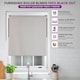 image 4 of Blackout Roller Blind 200cm Wide x 210cm Long | Grey | Dark Grey
