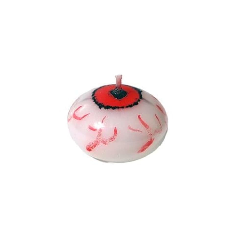 image 1 of Floating Bloodshot Eye Halloween Candle