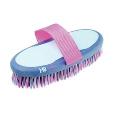 HySHINE Pro Groom Sponge Brush - Navy/Light Blue - One Size