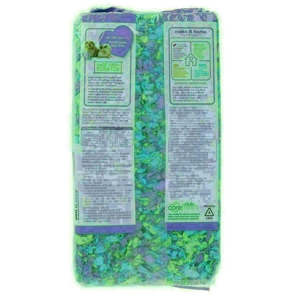 image 1 of 1Pk Sea Glass 10L Quality Pet Small Animal Guinea Rabbit Bedding 99% Dust Free