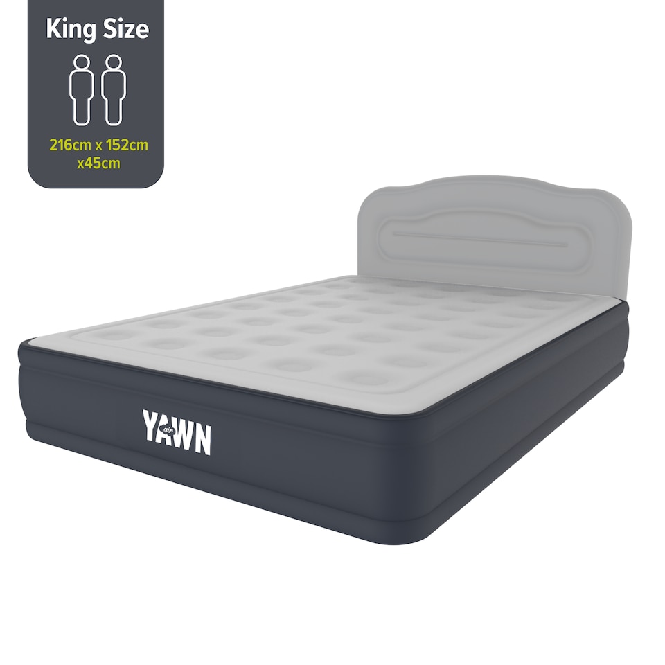 image 1 of YAWN Air Bed DELUXE with Custom Fitted Sheet (King)