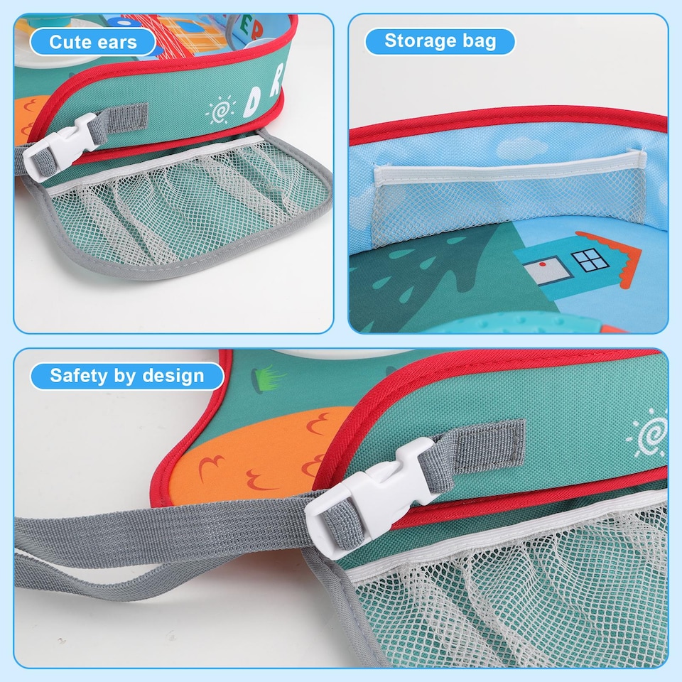 image 1 of Kids Steering Wheel Toy with Lights & Music