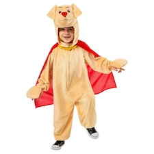 DC League Of Super-Pets Childrens/Kids Krypto Costume - Beige/Red - 3-4 Years 3