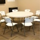 image 5 of Side table Lifetime Cream 152 x 74 x 152 cm Steel Plastic N/A