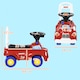 image 8 of AIYAPLAY Ride On Car Foot to Floor Design with Under Seat Storage, Red
