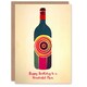 image 1 of Fun Funky Wine Bottle Party Red White Mam Her Birthday Card