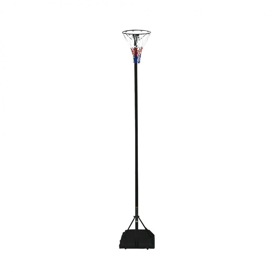 image 1 of Pro Spec Adjustable Netball Net Post - Black 3.05m