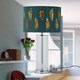 image 8 of Set of 2 Aura - Chrome Table Lamps with Green Fern Cut Out Shades Chrome | Green